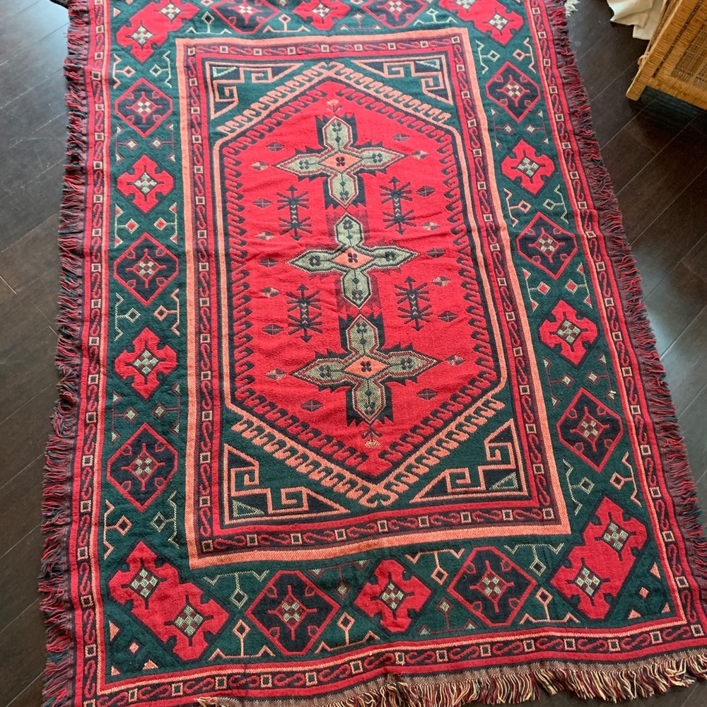 Vintage boho blanket